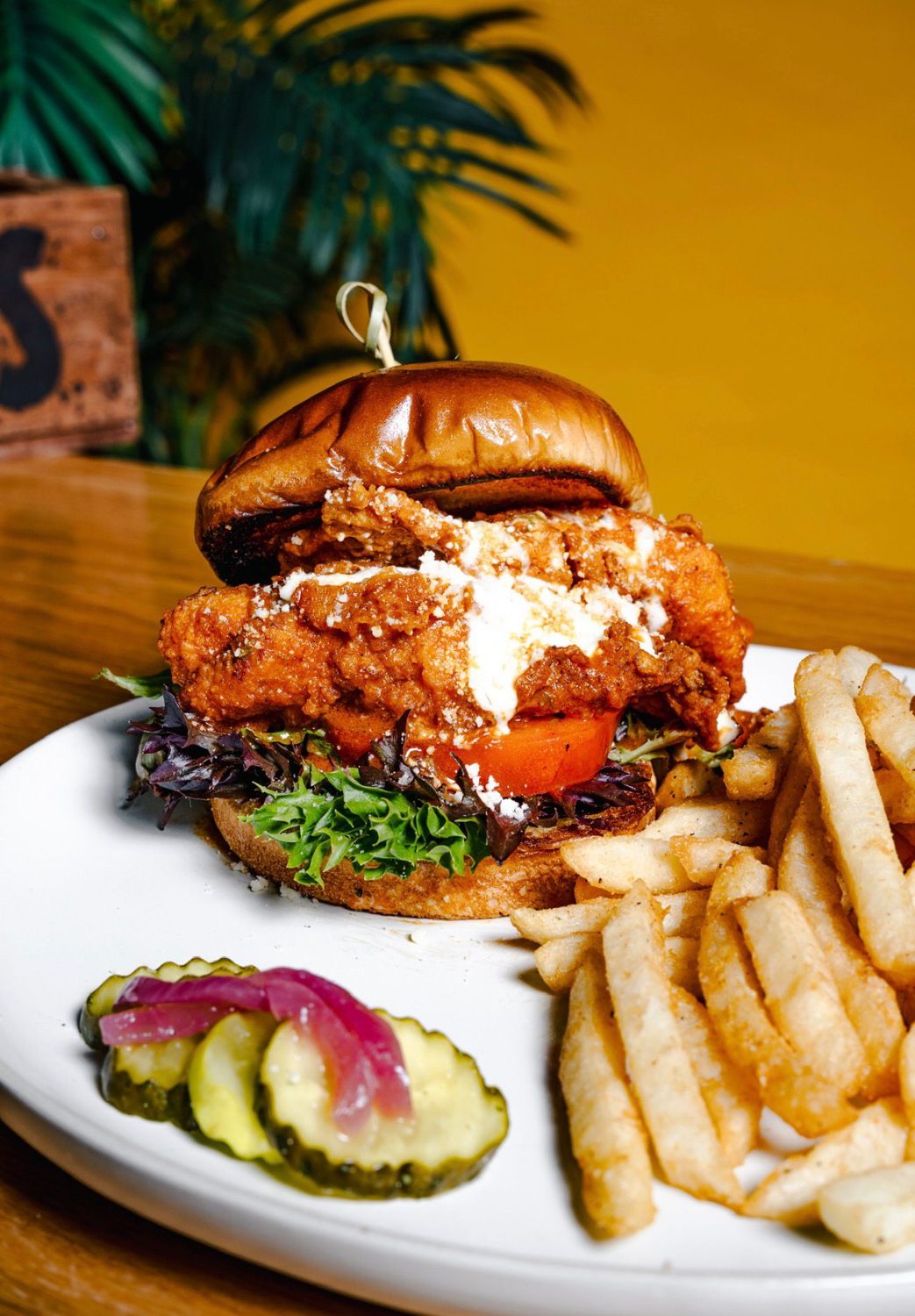 Cilantro Buffalo Chicken Sandwich